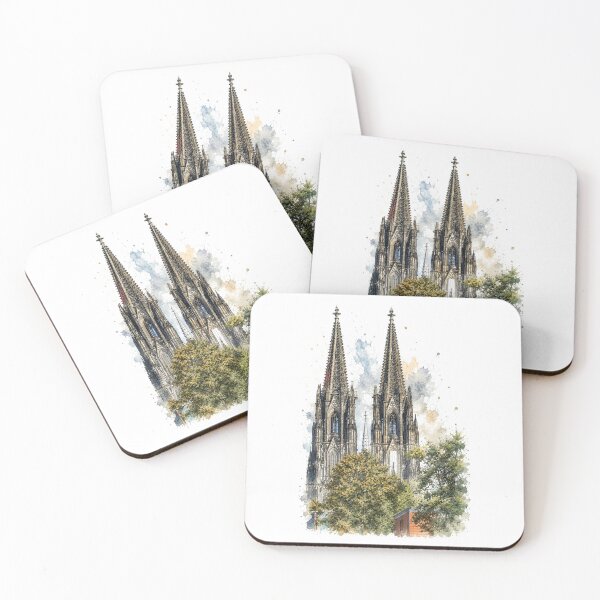 Item preview, Cologne Cathedral – Timeless Gothic in Watercolor & Ink designed and sold by Peter Kaul.