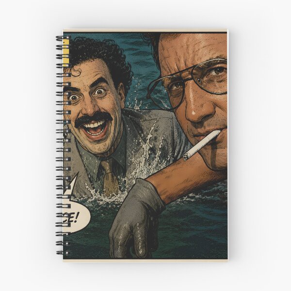 Item preview, Jaws vs Borat designed and sold by Wanderdreaming.