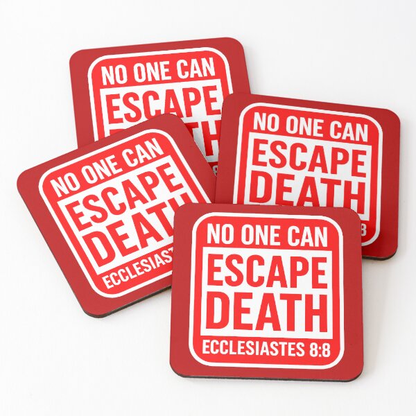 Item preview, Ecclesiastes 8:8 No One Can Escape Death designed and sold by plushism.