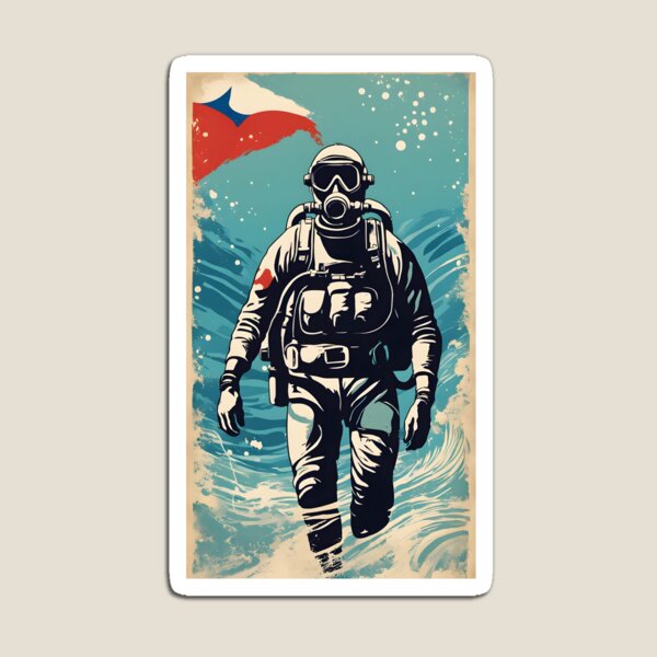 Item preview, Scuba retro designed and sold by rgrayling.