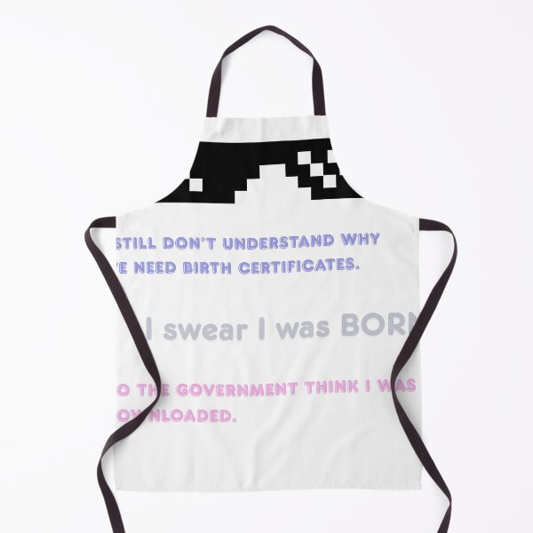 Item preview, I swear I was Born designed and sold by Grandtshirt | Creative Print Designs.