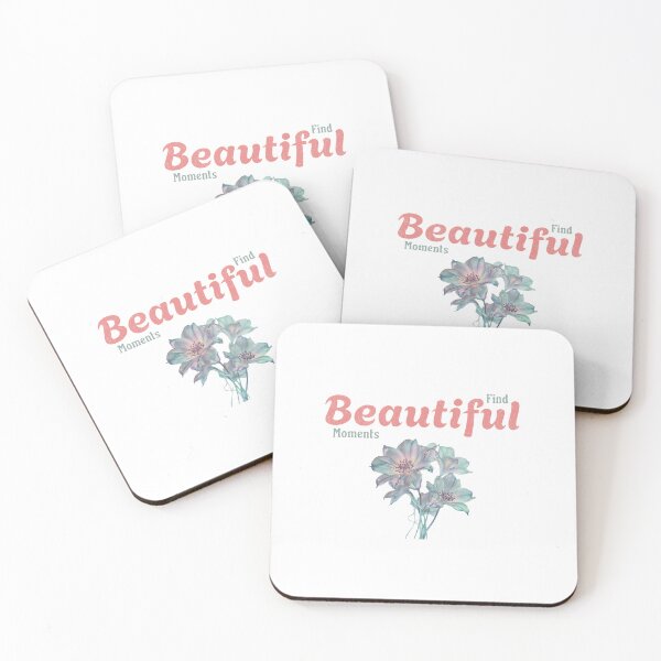 Item preview, Find Beautiful Moments — Iridescent Floral Watercolor Illustration designed and sold by Colorful-Garden.