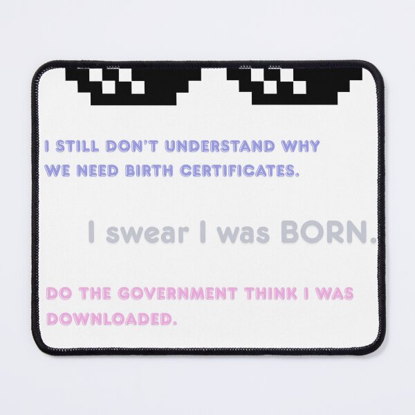 Item preview, I swear I was Born designed and sold by Grandtshirt | Creative Print Designs.