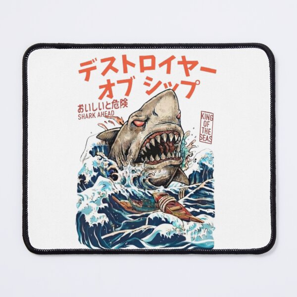 Item preview, Aggressive shark in the ocean, Japanese style designed and sold by Ahmedsyde.