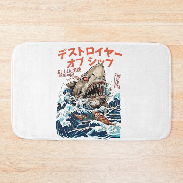 Item preview, Aggressive shark in the ocean, Japanese style designed and sold by Ahmedsyde.