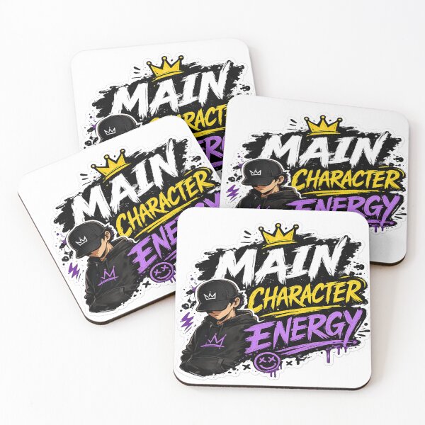 Item preview, Main Character Energy – Street Vibes Sticker designed and sold by Genzfirevibes.