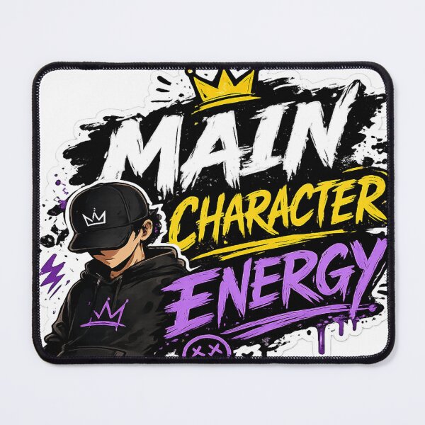 Item preview, Main Character Energy – Street Vibes Sticker designed and sold by Genzfirevibes.