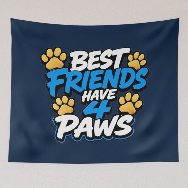 Item preview, Best Friends Have 4 Paws – Stylish Pet Lover designed and sold by annenambiro.