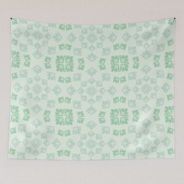 Item preview, Seamless Floral Ornamental Pattern in Pastel Green designed and sold by ChaReePat.