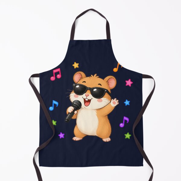 Item preview, Cute Hamster Singing Karaoke Microphone Cartoon Music designed and sold by Seculinator.