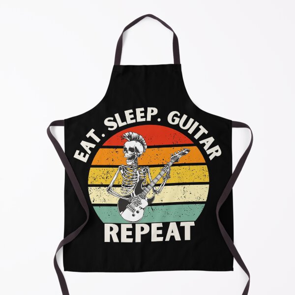 Item preview, Eat. Sleep. Guitar. Repeat Skeleton Design designed and sold by OldSkullDesigns.