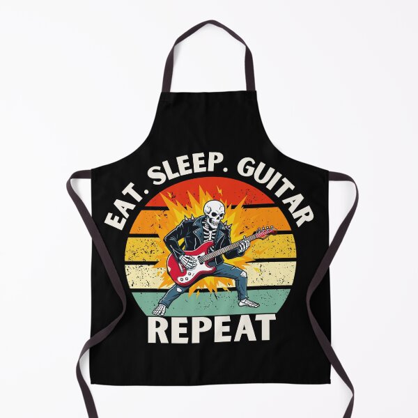 Item preview, Eat. Sleep. Guitar. Repeat Skeleton Design designed and sold by OldSkullDesigns.