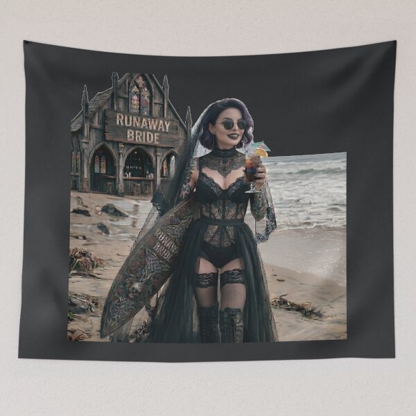 Item preview, Gothic Party Bride Cocktail Chapel designed and sold by Voodoo Store Paranormal Collections.