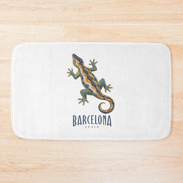 Item preview, Barcelona Spain Mosaic Lizard Art designed and sold by Ar0undTheW0rld.