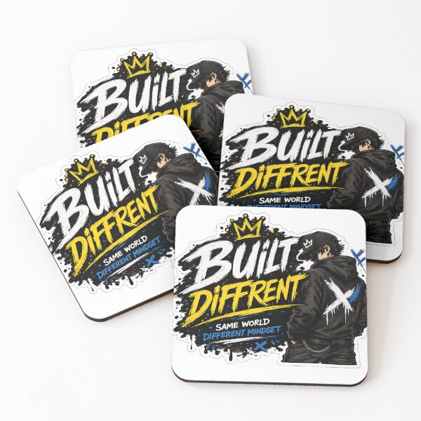 Item preview, Built Different – Street Mindset Sticker designed and sold by Genzfirevibes.