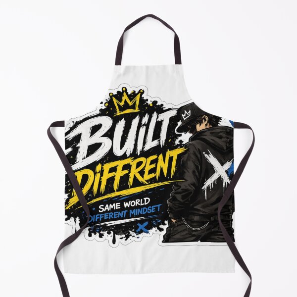 Item preview, Built Different – Street Mindset Sticker designed and sold by Genzfirevibes.