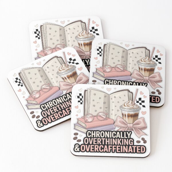 Item preview, Chronically Overthinking & Overcaffeinated designed and sold by BrewmarkStudio.