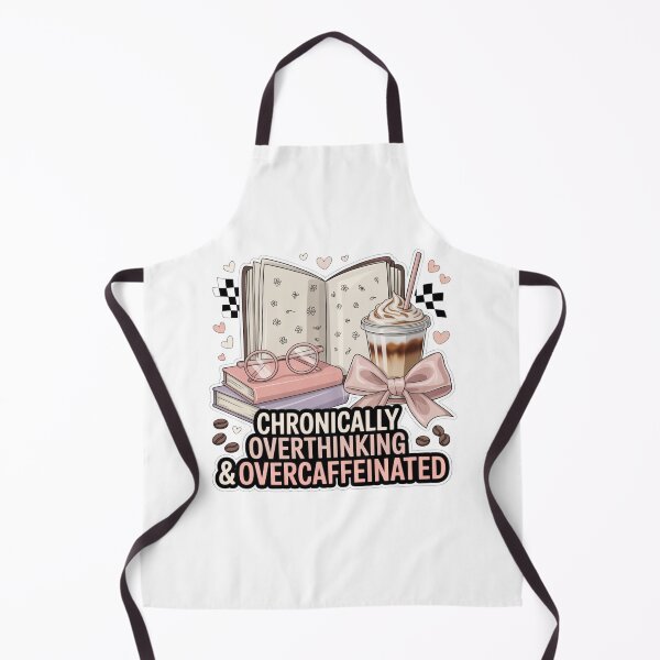 Item preview, Chronically Overthinking & Overcaffeinated designed and sold by BrewmarkStudio.