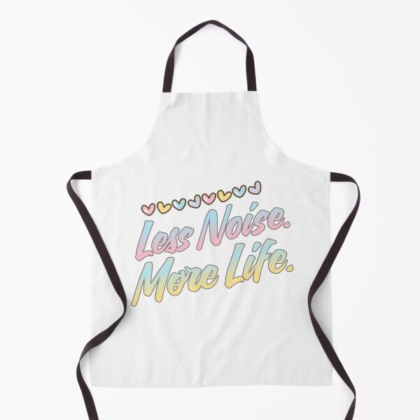Item preview, Mindfulness Quote Less Noise More Life Pastel Aesthetic designed and sold by aestheticsoft01.