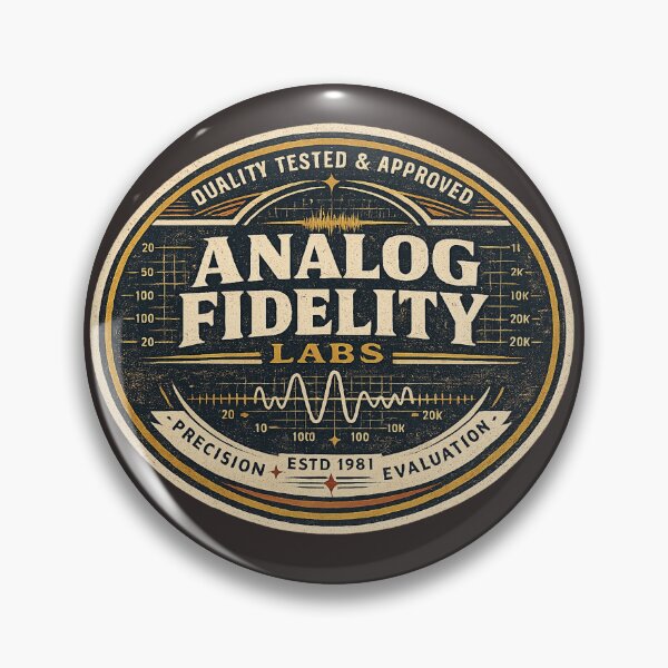 Item preview, Analog Fidelity Labs - Audiophile Retro Logo designed and sold by JustResultsCo.