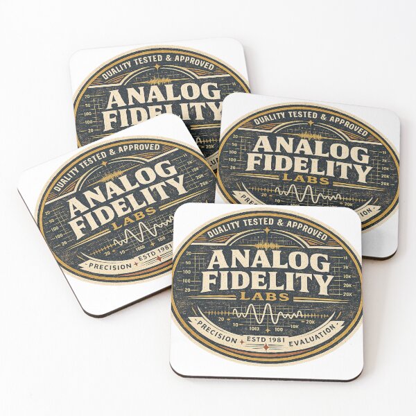 Item preview, Analog Fidelity Labs - Audiophile Retro Logo designed and sold by Golden Era Studio.