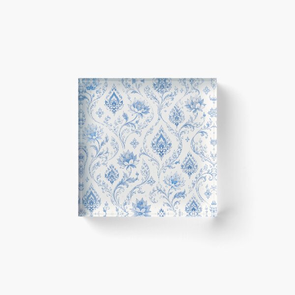 Item preview, Elegant Thai Lotus Floral Pattern designed and sold by 0606PM.