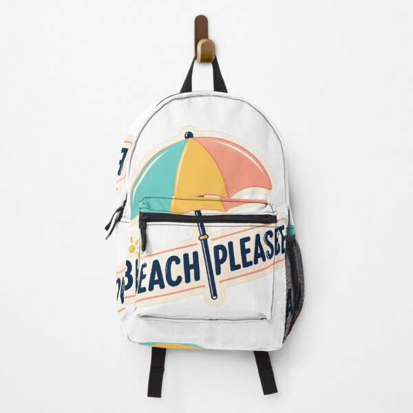 Item preview, Beach, please: cute and colorful summer quote design for the beach. designed and sold by FusiTink.