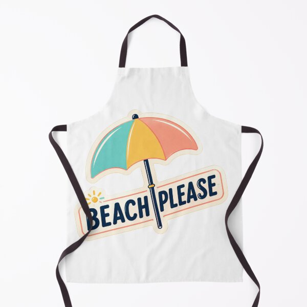 Item preview, Beach, please: cute and colorful summer quote design for the beach. designed and sold by FusiTink.