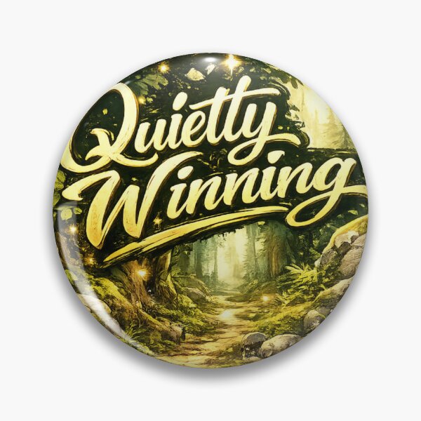 Item preview, Quietly Winning – Silent Success Sticker designed and sold by Genzfirevibes.