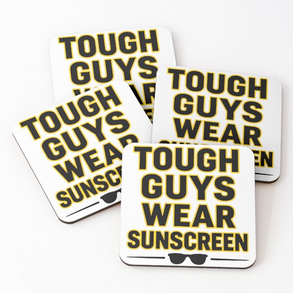Item preview, Tough Guys Wear Sunscreen Funny Summer designed and sold by Gallery-yuuna .