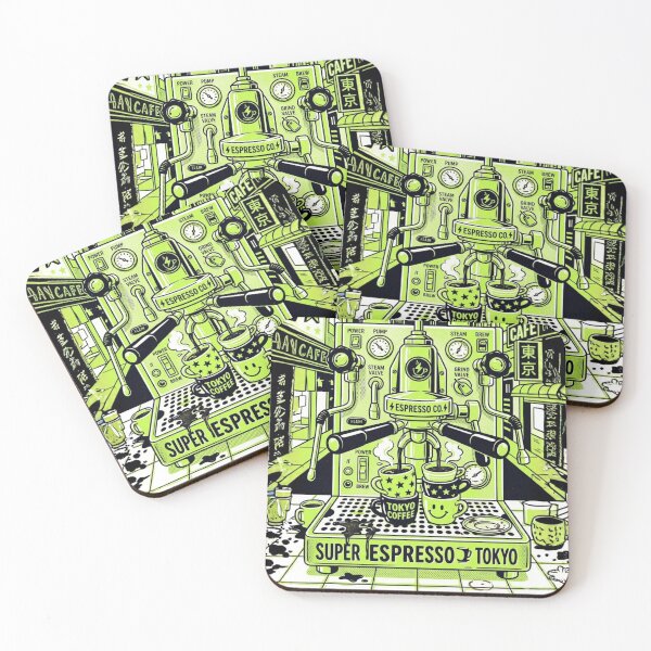 Item preview, Caffeine Sorcery & the Breakfast‑Powered Tokyo Turbo Grinder designed and sold by Print Fiction.