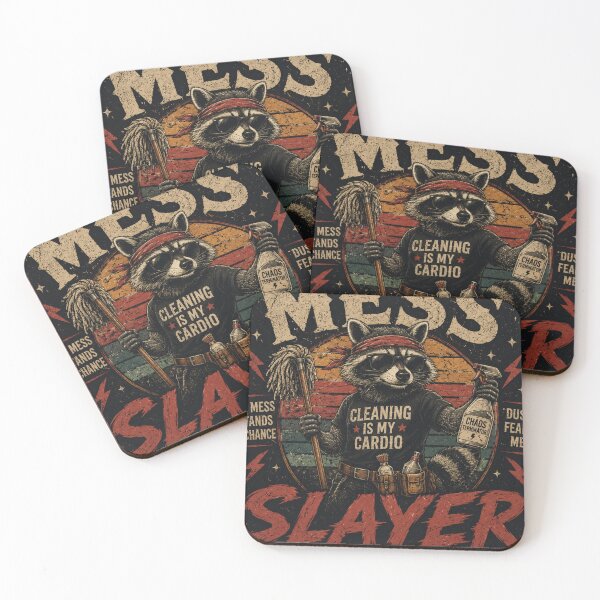 Item preview, Mess Slayer Funny Cleaning Crew Retro Cleaning designed and sold by New Releases Hub.