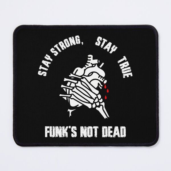 Item preview, Stay Strong Stay True Skeleton Heart Design, Funk's Not Dead, Gothic Skull Anatomy Graphic Tee designed and sold by Bigohobi.