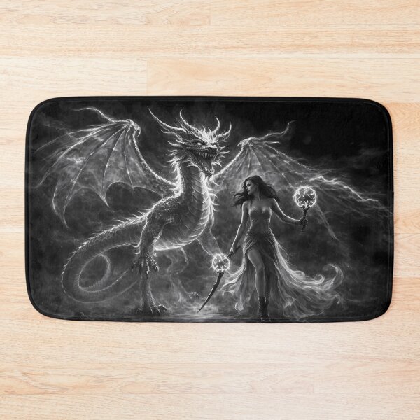 Item preview, Enchanted Dragon and Sorceress designed and sold by cuprum.