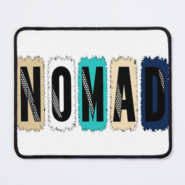 Item preview, Nomad Lifestyle Travel Typography designed and sold by the-dovlat.