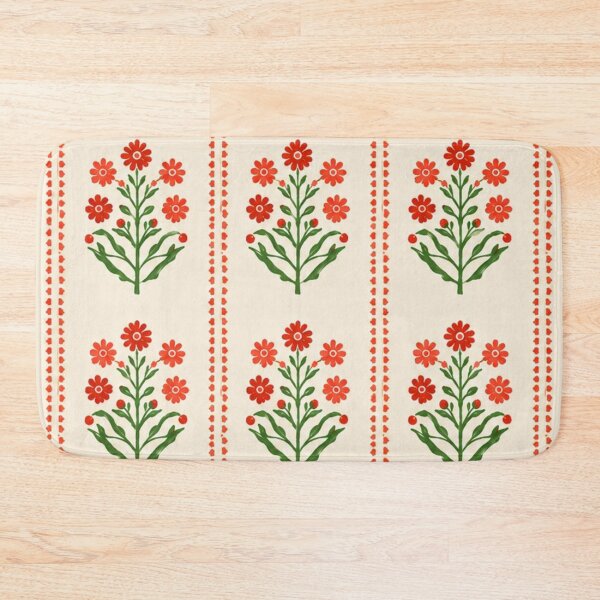 Aperçu de l'œuvre Folk Garden Bloom Seamless Pattern créée et vendue par Ioanna-Studio.