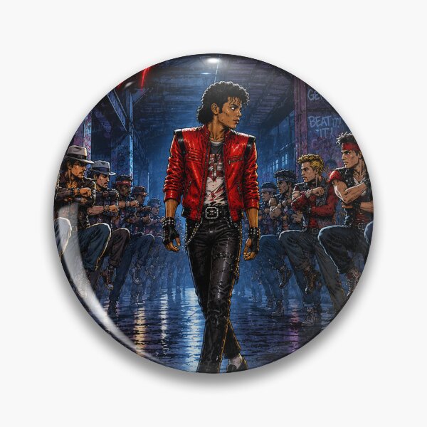 Item preview, Beat It - Michael Jackson - Cartoon  Tribute designed and sold by LuluLeb.