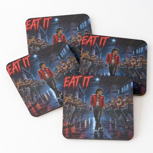 Item preview, Beat It - Michael Jackson Cartoon  Tribute designed and sold by LuluLeb.