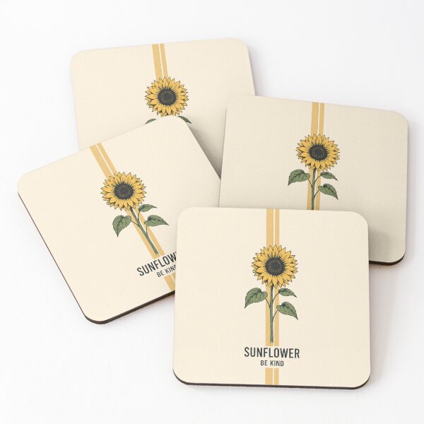 Item preview, Sunflower Be Kind Floral designed and sold by VibePrints101.