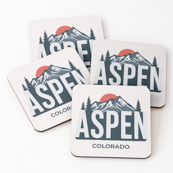 Aperçu de l'œuvre Aspen City dans le Colorado créée et vendue par PamLeeDesign.