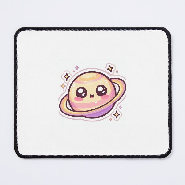Item preview, Kawaii Saturn Planet Sticker designed and sold by PastelPawsArt.