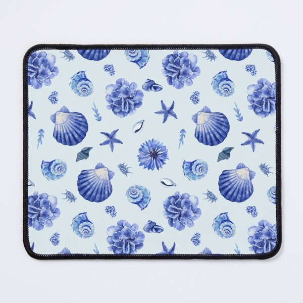 Item preview, Serene Maritime Oasis Elegant Shell Graphic designed and sold by moodaera.