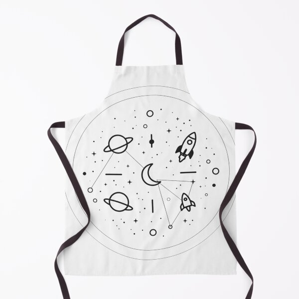 Item preview, Boho Galaxy Moon Planets Rocket Doodle designed and sold by Gallery-yuuna .