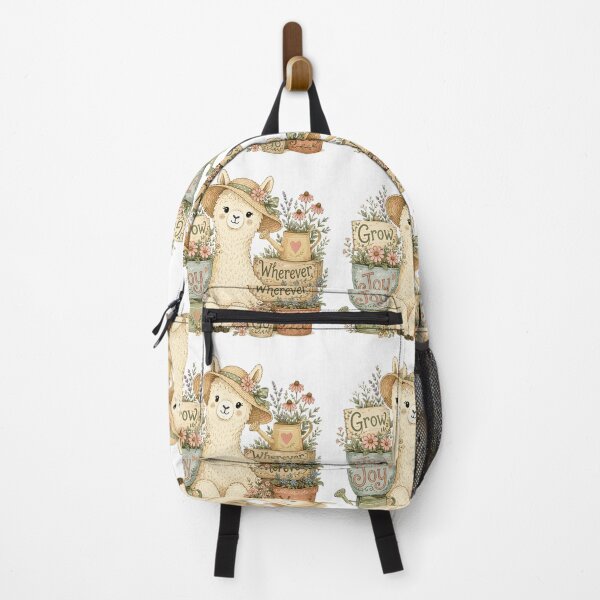 Item preview, Sunny Spirit - Cute Smiling Alpaca Animal designed and sold by bapupa.