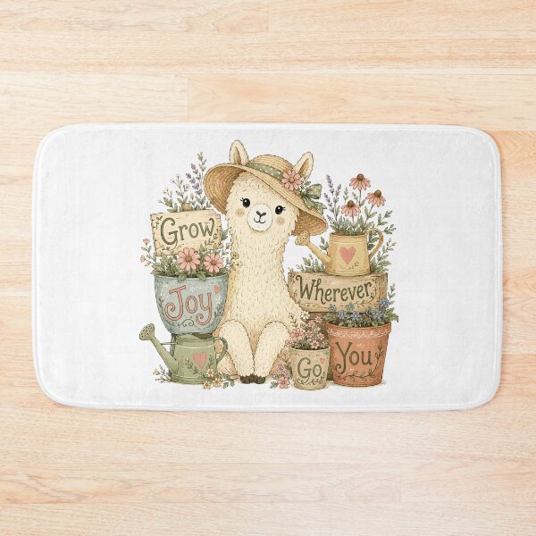 Item preview, Sunny Spirit - Cute Smiling Alpaca Animal designed and sold by bapupa.