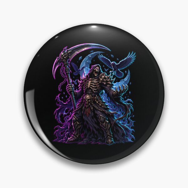 Item preview, Monstrous Wraith Reaper With Ravens And Moon Shards designed and sold by Tong4130.