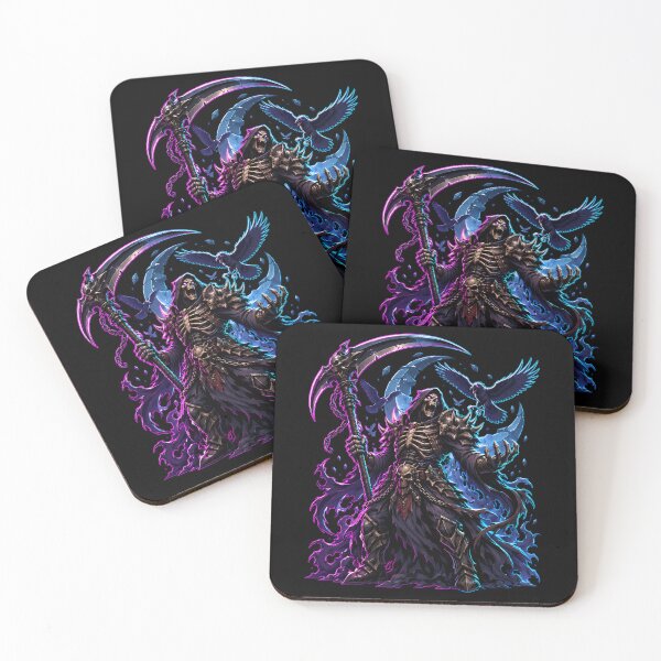 Item preview, Monstrous Wraith Reaper With Ravens And Moon Shards designed and sold by Tong4130.