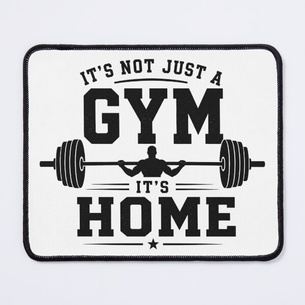 Item preview, Gym Is Home Weightlifting Motivation designed and sold by the-dovlat.