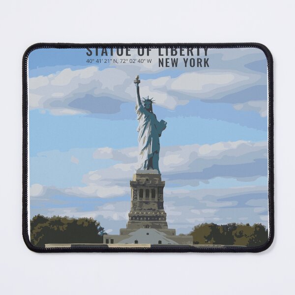 Item preview, Vintage Statue of Liberty Art designed and sold by Mundivagant Designs.