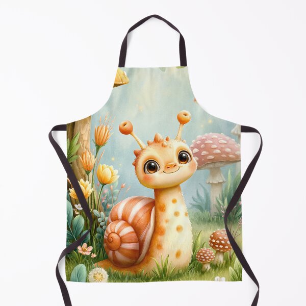 Item preview, Cute Snail of the Shimmering Toadstool Trail designed and sold by MyMagicalPlace.